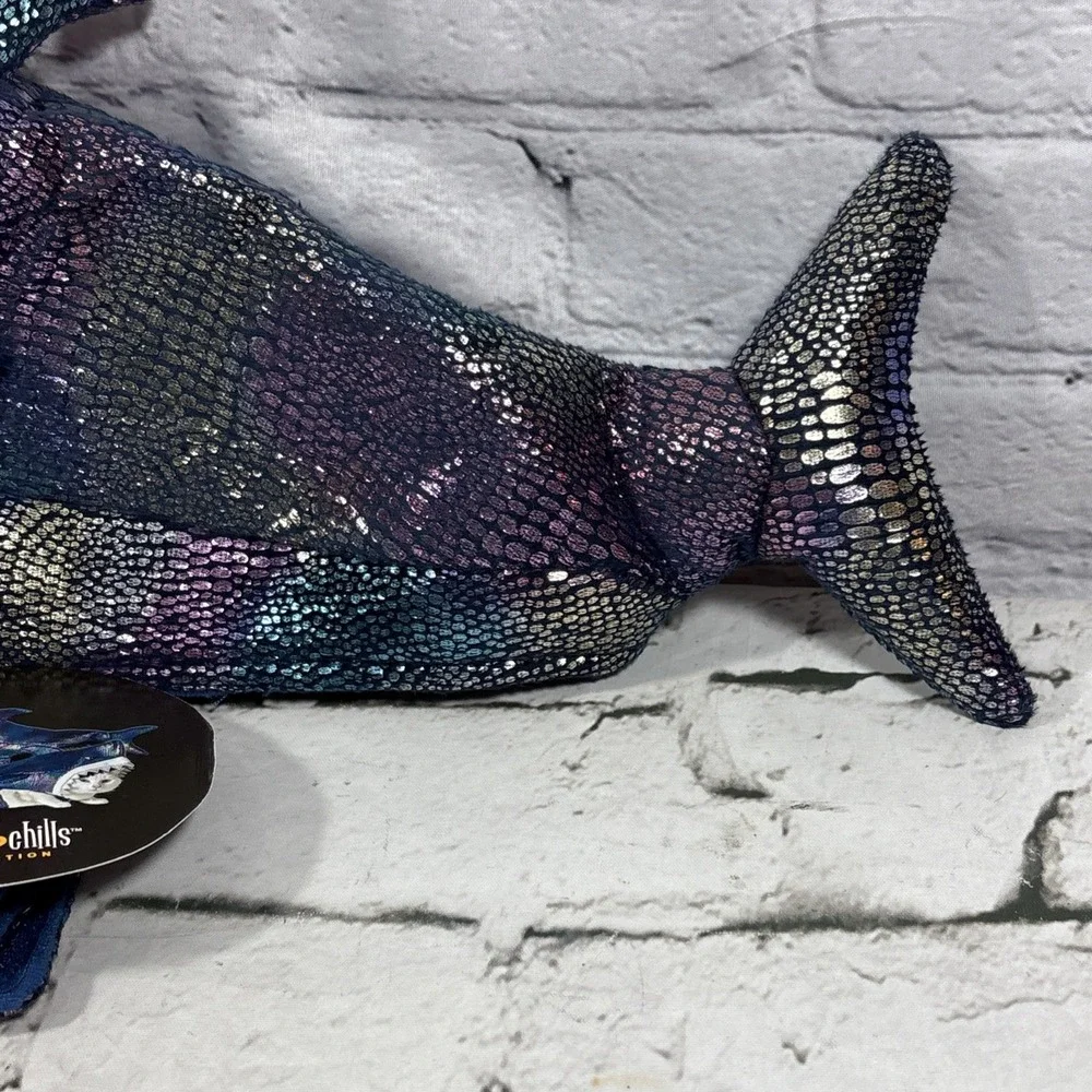 Thrills & Chills Collection Shimmer Shark Pet Costume Size S New With Tags